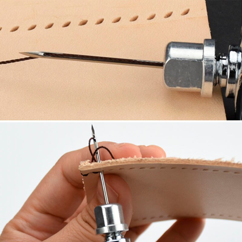 Speedy Stitcher Naaien Priem Hand Stitcher Reparatie Tool Kit Voor Leer En Zware Stoffen Lederen Lederen Naaien Gereedschap