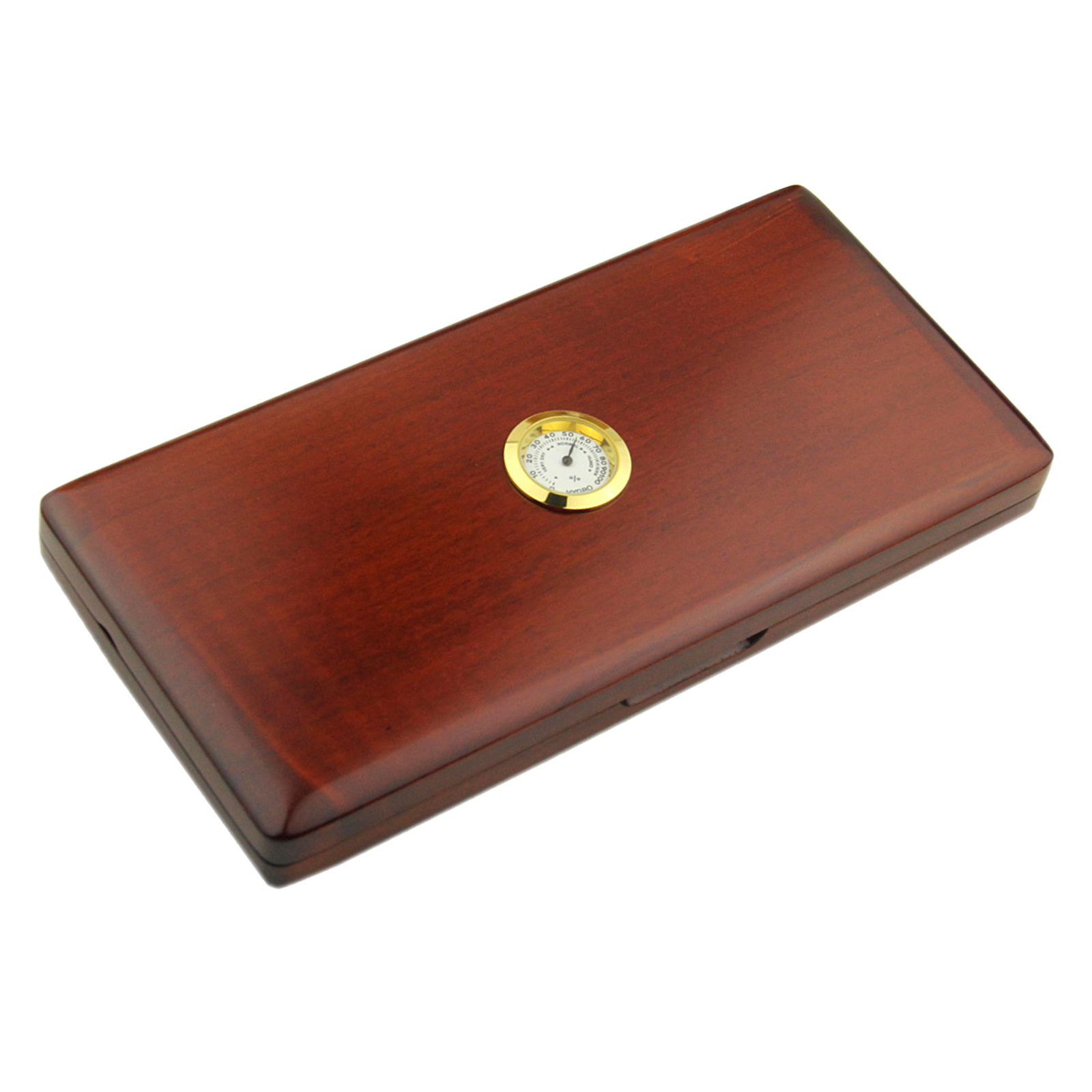 Mooie Massief Hout Hobo Riet Case Voor 20 Riet Met Hygroneter Flanel Slot Reed Opbergdoos