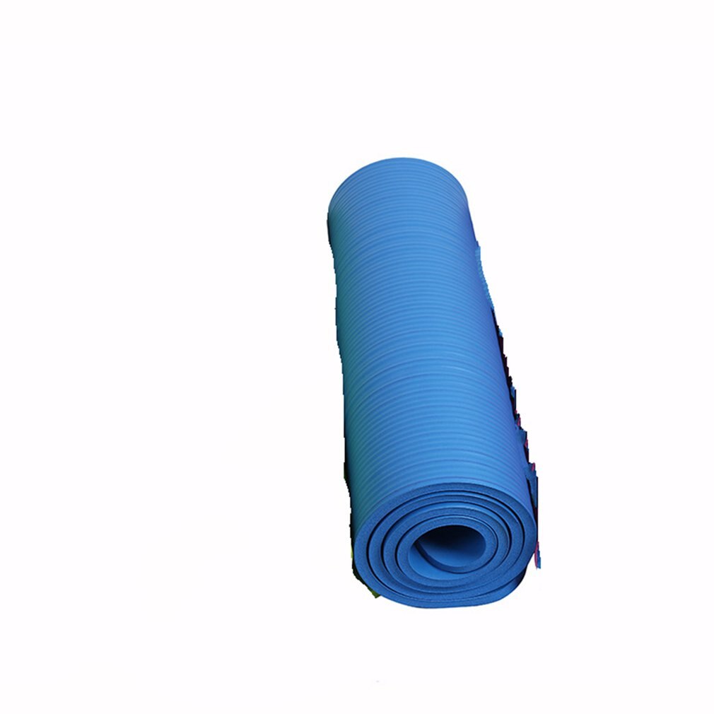 Universelle, verdickte schaumstoff-yogamatte, 10mm zoll dick, gymnastikmatte für bodybuilding, strapazierfähige sporttrainingsmatte