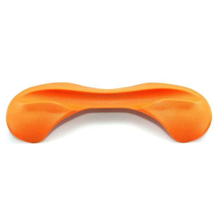 Almohadilla de hombro para barra de pesas, Protector de soporte de TPE para levantamiento de pesas, para cuello, gimnasio, Mancuernas: orange