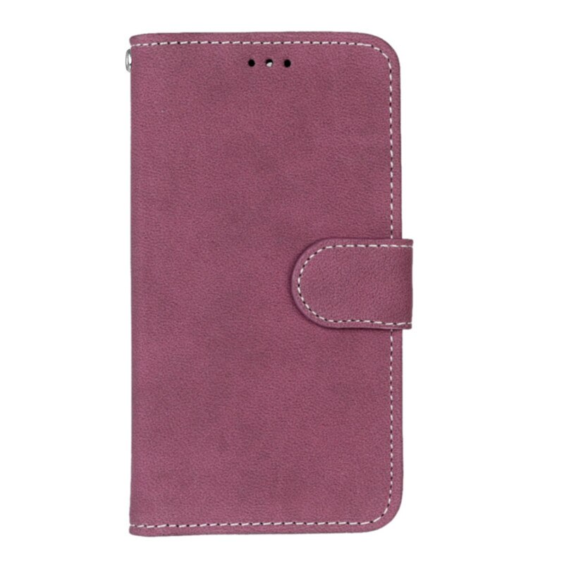 For Lenovo A5000 Case 4.5 inch Luxury Wallet PU Leather Back Cover Phone Case For Lenovo A5000 A 5000 Case Flip Protective Bag: Rose