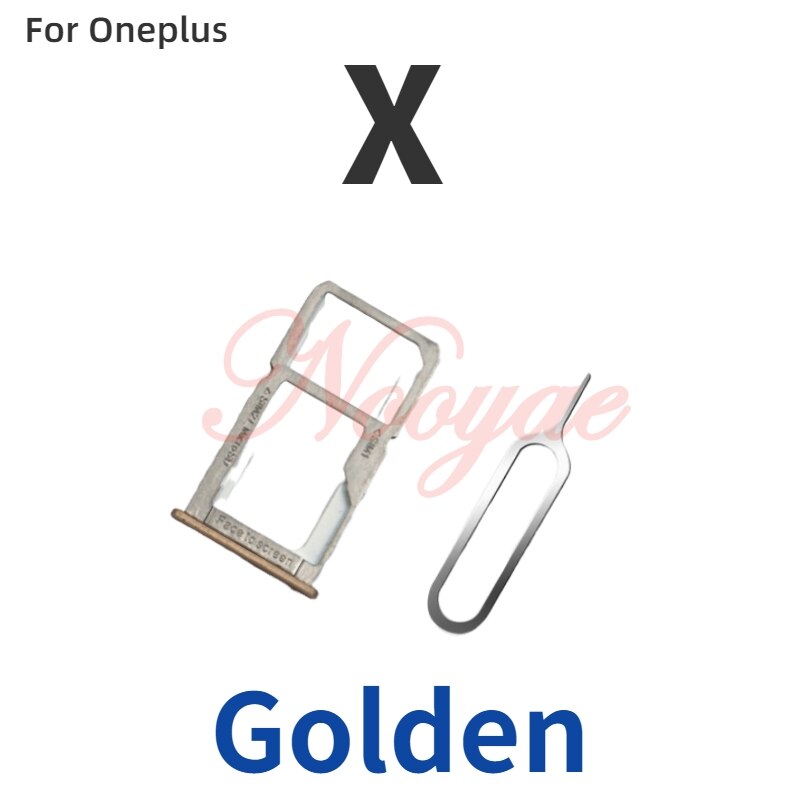 Novaphobat Nokia6.1 recambio de bandeja para tarjeta Sim para Nokia 5,1 6,1 6 6 7 8 Plus ranura para tarjeta Sim Adaptador ranura lector pista: for Oneplus X Golden