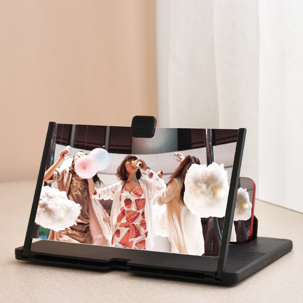 10 inch 3D HD Video Amplifier Phone Screen Magnifier Eye Protection Folding Desk Holder Mobile Phone Accessories