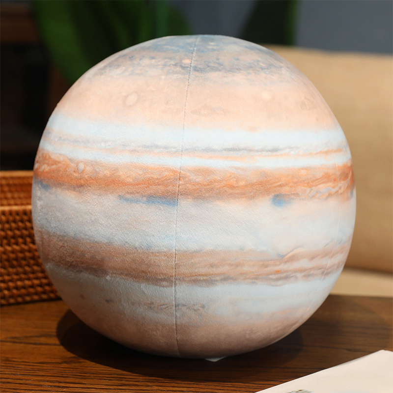 Simulación de tierra, sol, Marte, juguete de peluche, planetas rellenos en el sistema Solar, almohada de muñeca suave, cojín, juguetes para niños, decoración de de cumpleaños: Oro / 11cm-30cm
