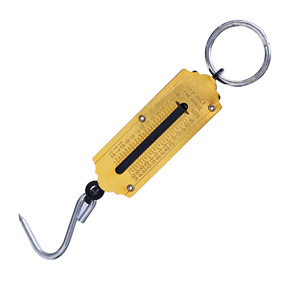 Portable Scale Spring Mechanical Scale Luggage Scale 50kg Hand-Held Durable Accurate Portable Home Suitcase Kitchen Accessories: 12kg