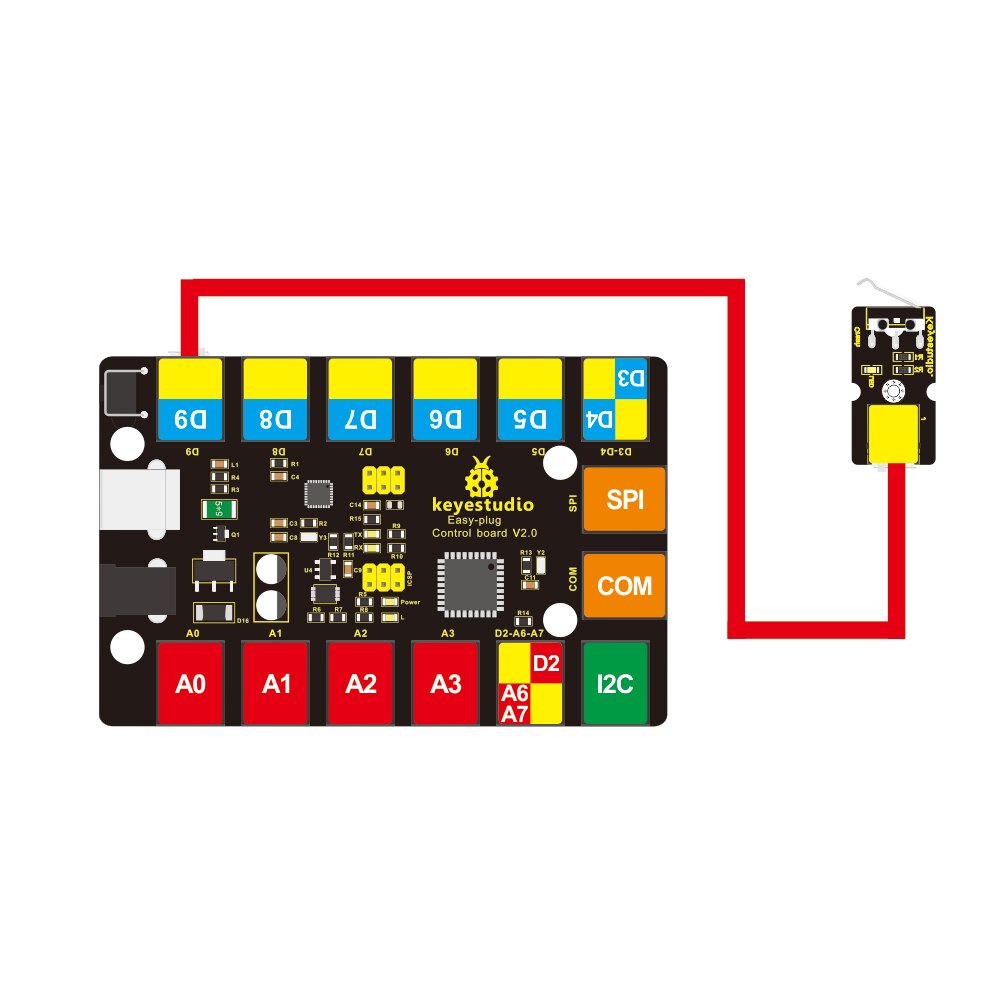 Keyestudio RJ11 EINFACHE plug Kollision Crash Sensor Modul für Arduino DAMPF