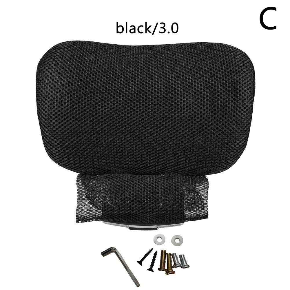 Office Computer Chair Headrest Adjustable Swivel Lifting Chair Neck Protection Pillow Office Chair Accessories Free Installation: 3.0-black