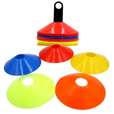 15pcs/25pcs Agility Disc Cone Set Multi Sport Training Space Cones with Plastic Stand Holder for Soccer Football Ball Game Disc: 15PCS