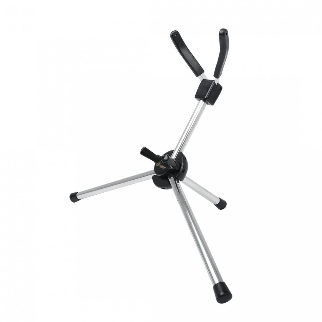 Foldable Alto/Tenor/Soprano Saxophone Stand Stainless Portable Sax Tripod Holder