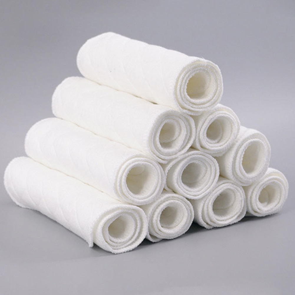 20pcs Reusable baby Diapers Cloth Diaper Inserts Boosters Liners Washable babies care Eco-friendly diaper