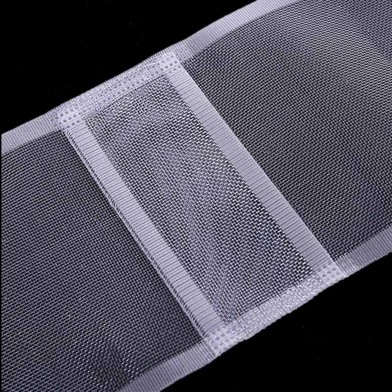 Accesorios de cinta transparente para cortinas, cinta de nailon para barra de inserción, gancho de correa de cortina blanco transparente, CP-JD152 #40