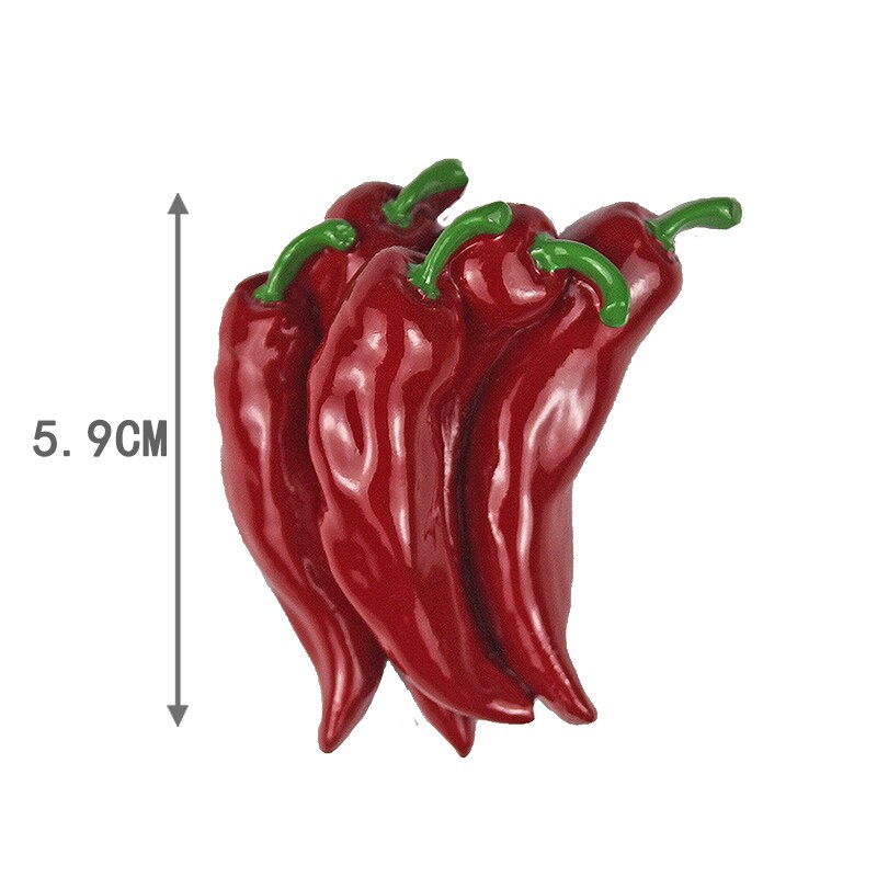 Home Decoration RefrigeratoR Sticker 3D Celery Radish Mushroom Potato Broccoli VegetablesPolyresin Fridge Magnet: Light Yellow