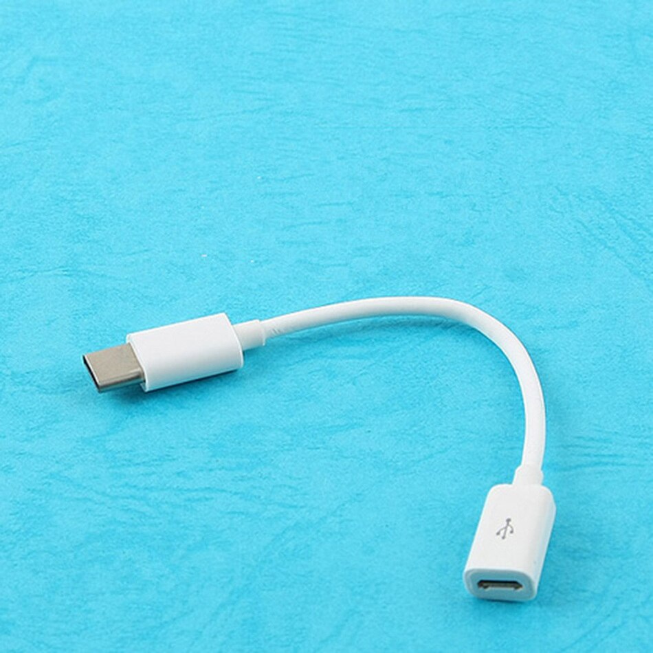 10 cm/15 cm USB2.0 Micro USB 5 broches femelle à USB-C 3.1 type-c mâle convertisseur câble adaptateur