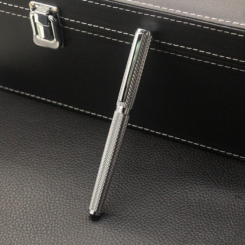 metal pattern fountain pen Luxury office signature pen Business office writing practice fountain pen: Default Title