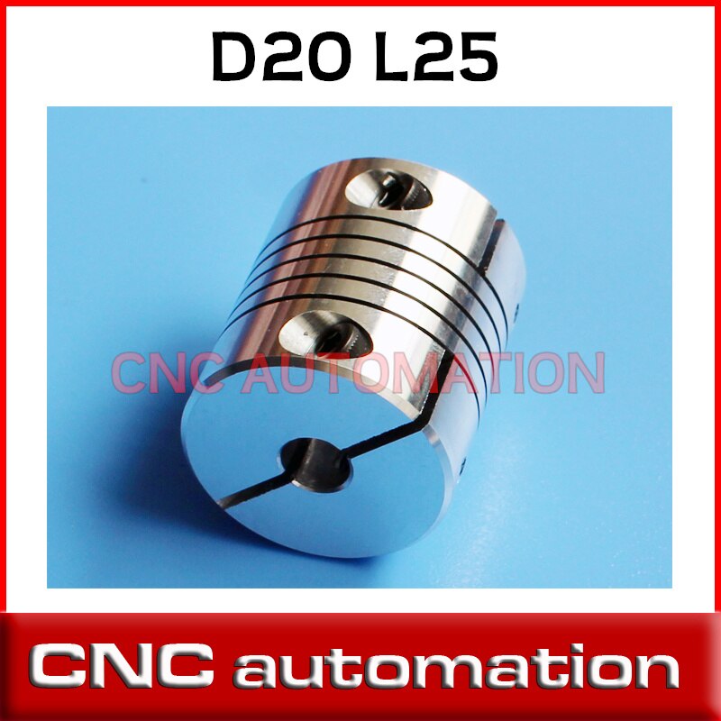 3 stk cnc kobling  id 4 5 6 6.35 7 8mm aluminium stepper motor fleksibel aksel kobling