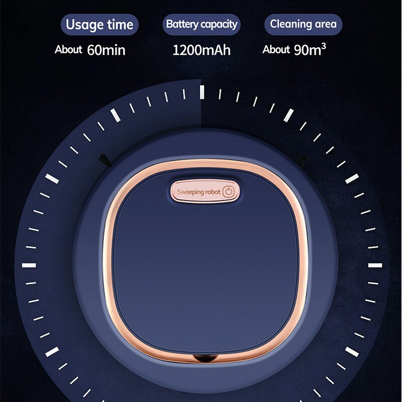 Smart Robot Sweeping Vacuum Cleaner Small Household Appliances Charging Cleaning Machine Automatic Vacuum Cleaner Пылесос