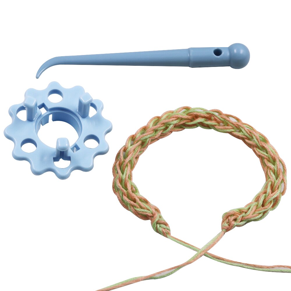 1 Set Plastic Knitting Dolly Rope Braided Yarn Woo... – Vicedeal
