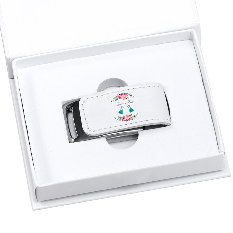 JASTER 10 Uds volumen de ventas cuero 2,0 USB Flash Drive 4GB 8GB U Disk 16GB Memory Stick 32GB logotipo personalizado gratis de boda