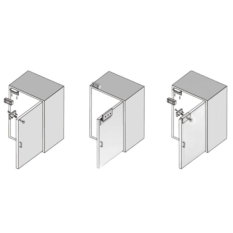 Single Door Electronic Electromagnetic Door Lock Magnetic Lock 60KG /100Lbs For Home Access Control Showcase Cabinet Glass Goor