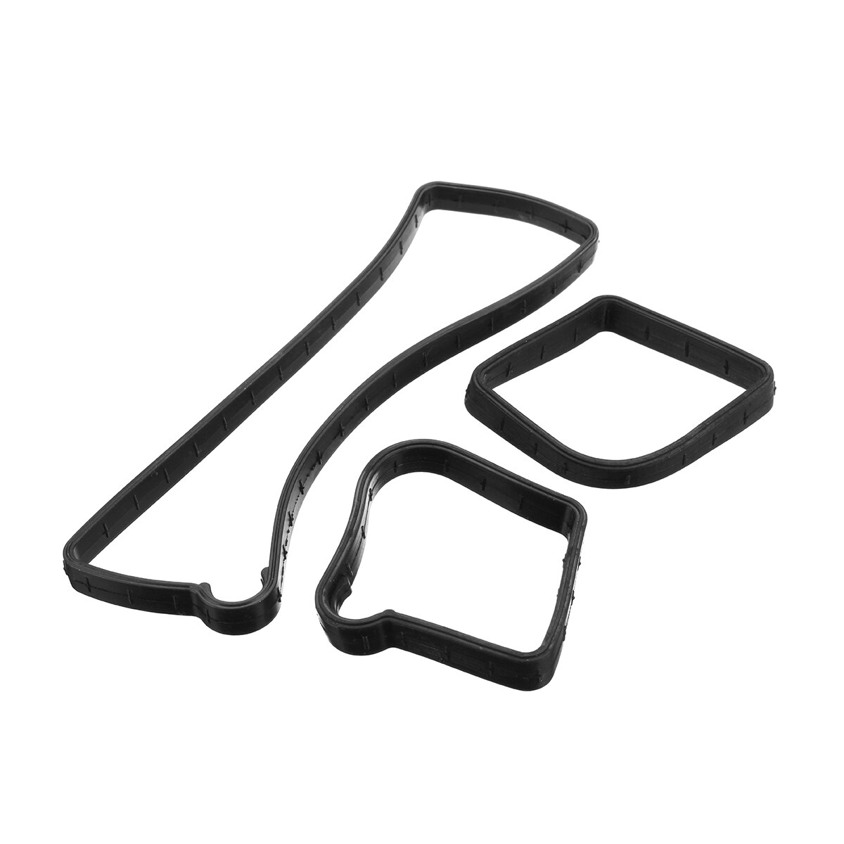 Rocker Valve Cover Set Seal Gasket Rubber Black For Ford for Focus for Mondeo for Fiesta 2004 On