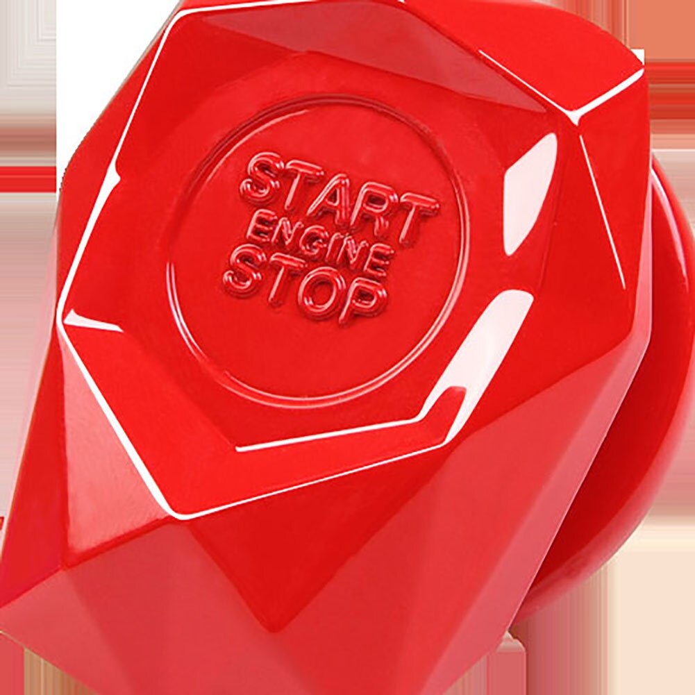 Auto Contactslot Bescherming Cover Stickers Startknop Decoratie Cap Met Deksel Keyless Knop Gemodificeerde Auto Interieur Styling
