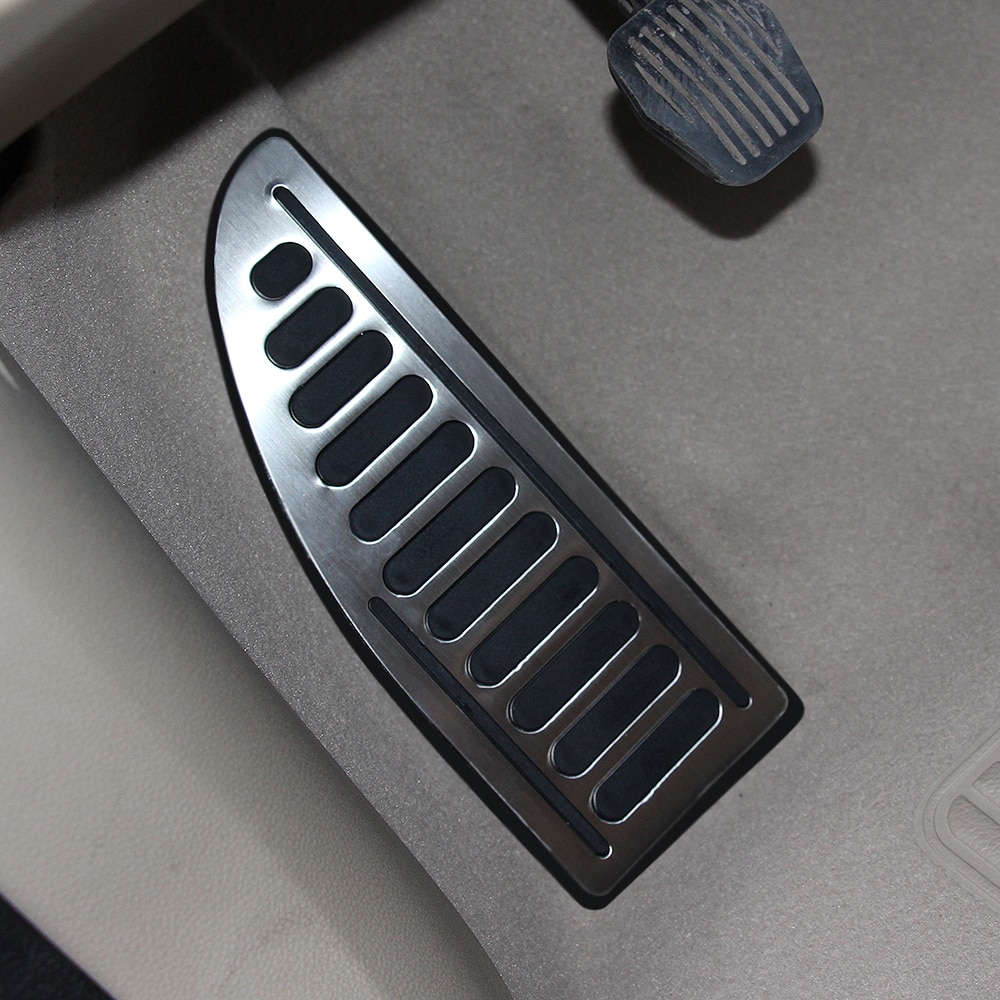 Auto styling, geen Boor en Non Slip Voetsteun Pedaal Pad Sticker Voor Ford Focus 2 focus 3 Focus 4 Fiesta Mondeo Fusion kuga Escape