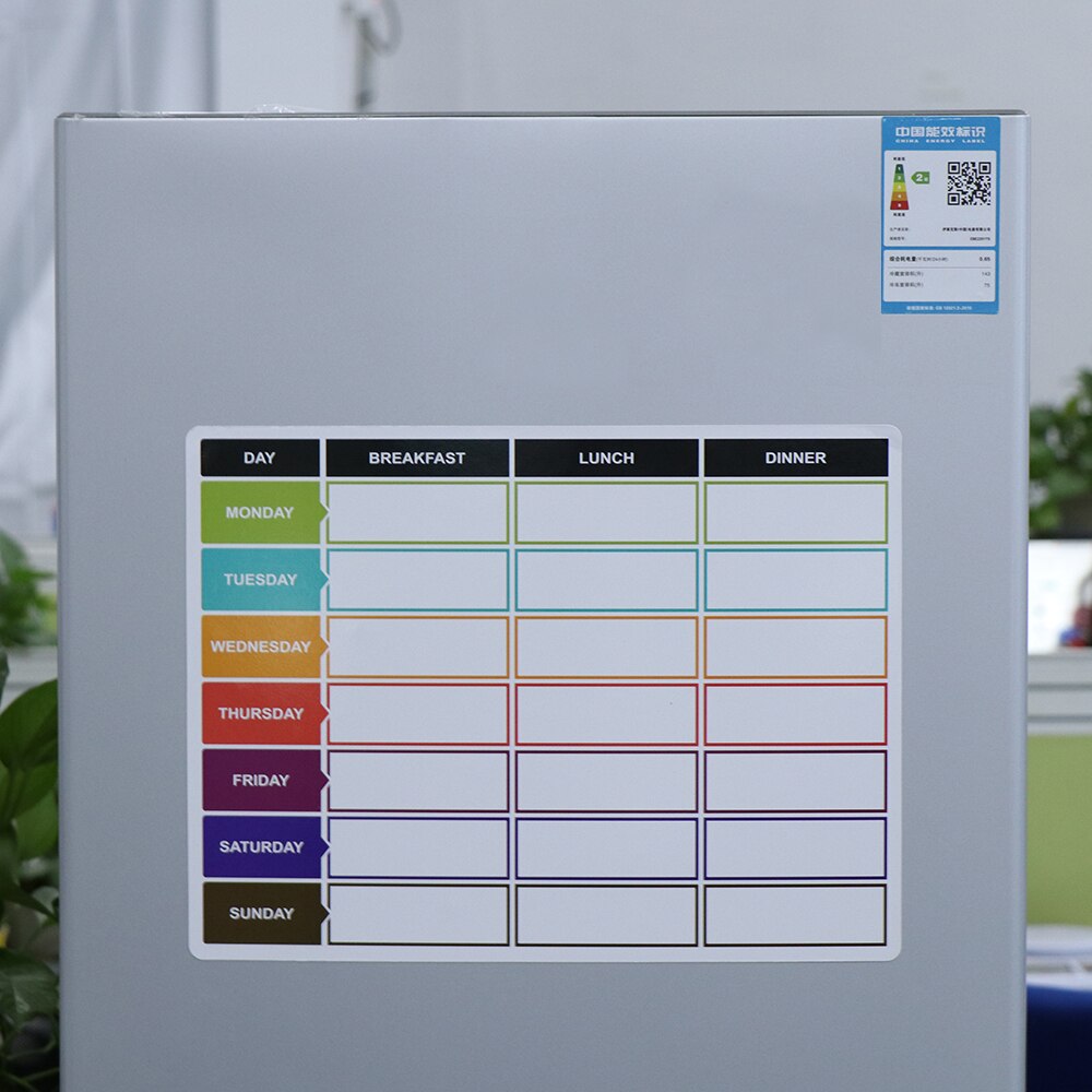 A3 Size Herbruikbare Plan Schema Koelkast Kalender Magnetische Wekelijkse Schema Erase Board Memo Georganiseerd Dagelijkse Agenda Office