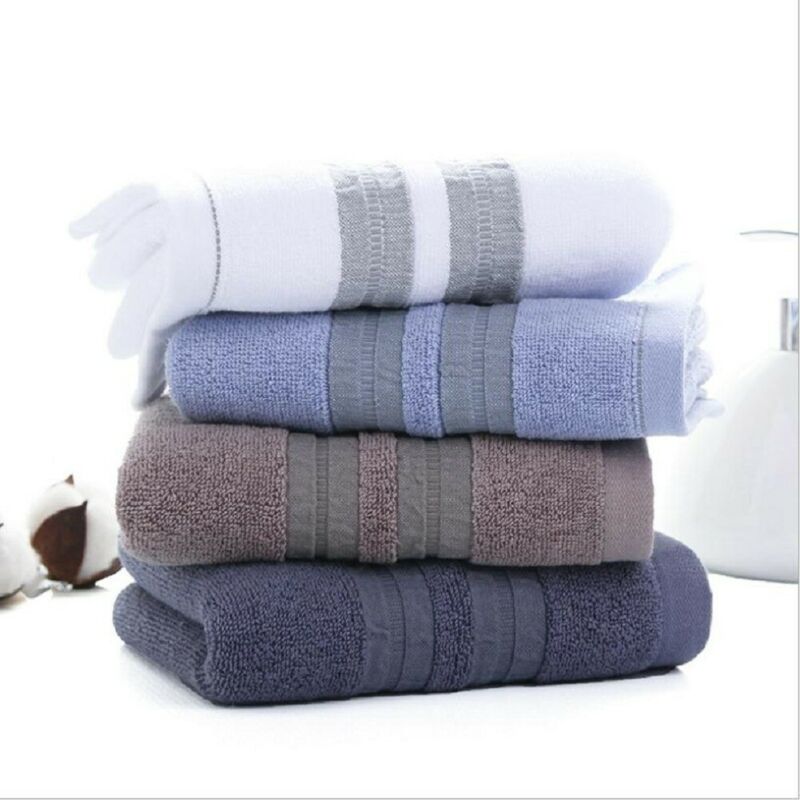 Zachte katoenen badhanddoeken voor volwassenen, absorberende badstof, luxe handbad, strandlaken, volwassen, mannen, vrouwen, basishanddoeken