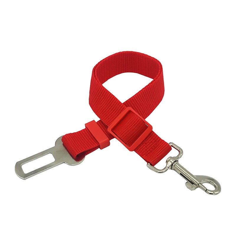 Hond Autostoel Pet Veiligheidsgordel Veiligheid Gordels Verstelbare Leash Reizen Clip Hond Kat Seat Belt Voor Alle Auto Kat dog Seat Belt: Red