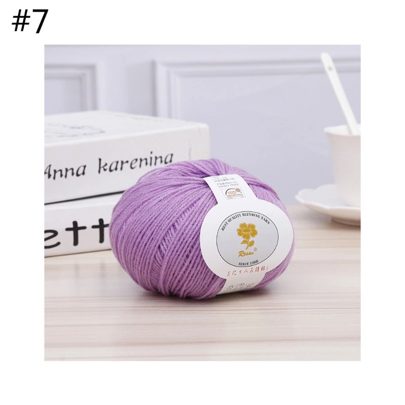 50g Soft Acrylic Fiber Thread Cashmere Wool Yarn DIY Handmade Knitting Crochet H7ED