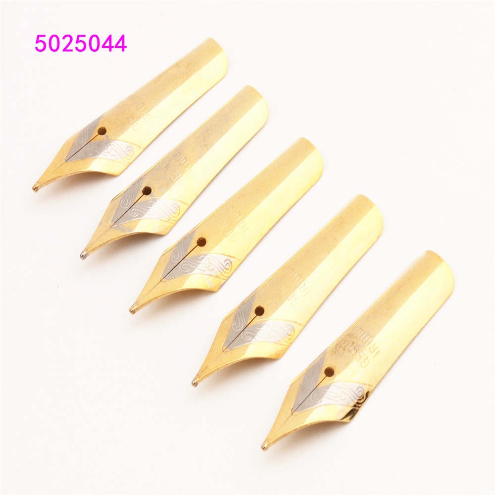 5pcs Golden Medium nib fountain pen iridium tip pen Nib Universal other Pen You can use all the extra fine series