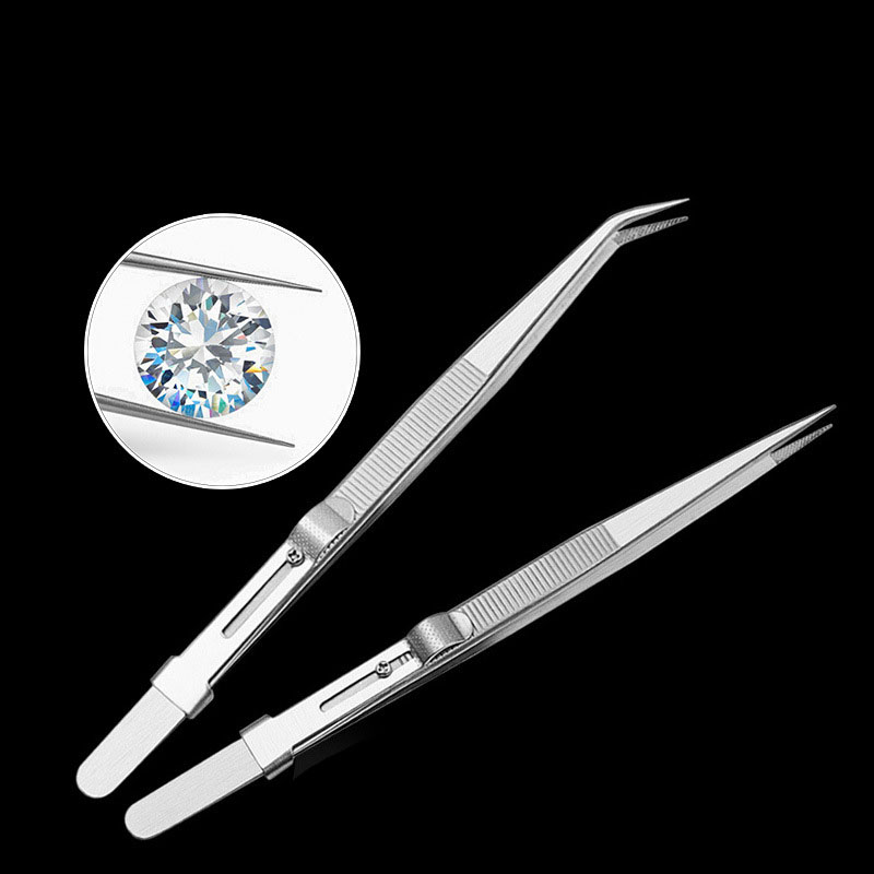 Roestvrij staal sieraden pincet Gereedschap Professioneel voor doe-het-zelf diamanten edelsteen sieraden Juwelier sieraden maken
