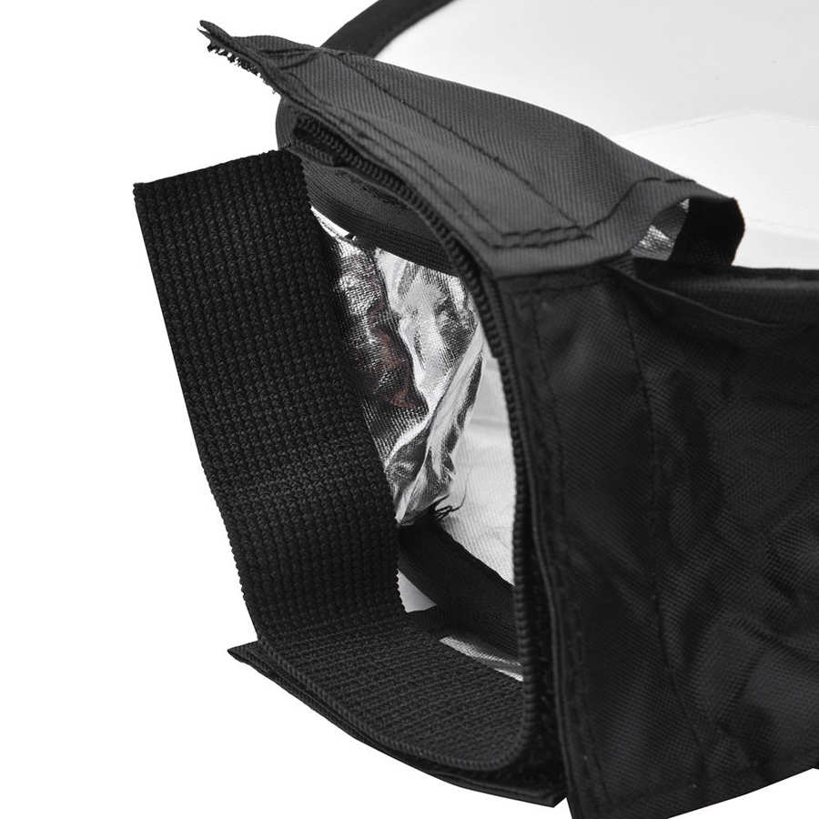 Mini linterna superior plegable portátil redonda de 30cm, Softbox para estudio, cubierta de luz de relleno para fotografía