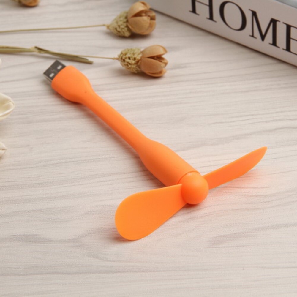 Portable Flexible Mini USB Fan Low Power Bendable Removable For Mobile Power/PC/Laptop/OTG/Charger: D