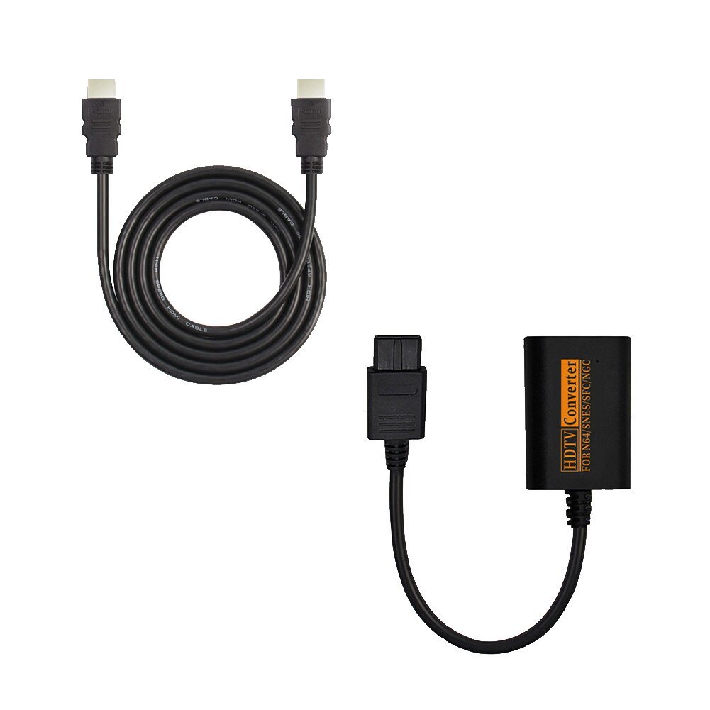 Voor Ngc/Snes/N64 Naar Hdmi Compatibel Converter Adapter Voor Nintend 64 Voor Gamecube Plug En Play Digitale kabel Converter: With line