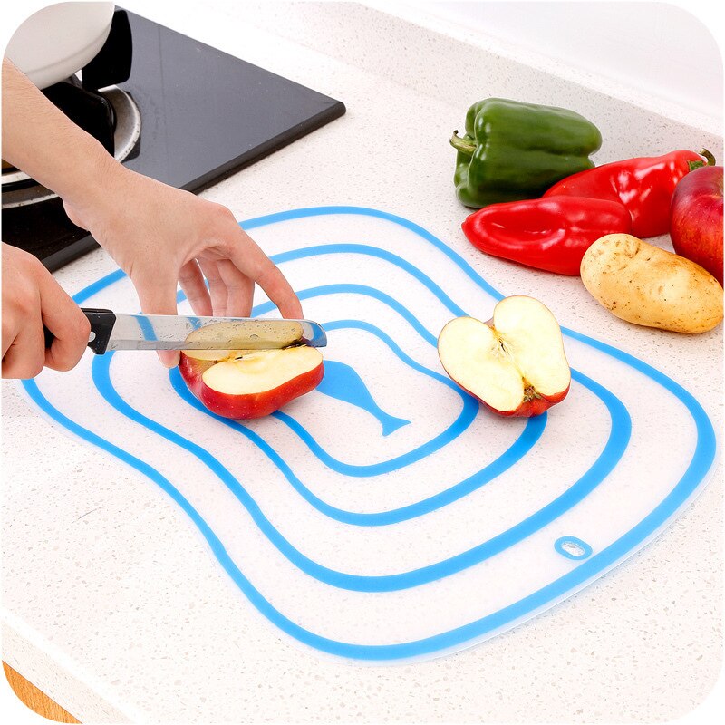 Kitchen Chopping Blocks Tool Flexible Transparent Chopping Block PP Classification Fruit Vegetable Cutting Board Chopping