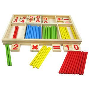 Houten Educatief Aantal Math Berekenen Game Speelgoed Wiskunde Puzzel Speelgoed Kid Vroeg Leren Tellen Materiaal Kids Kinderen