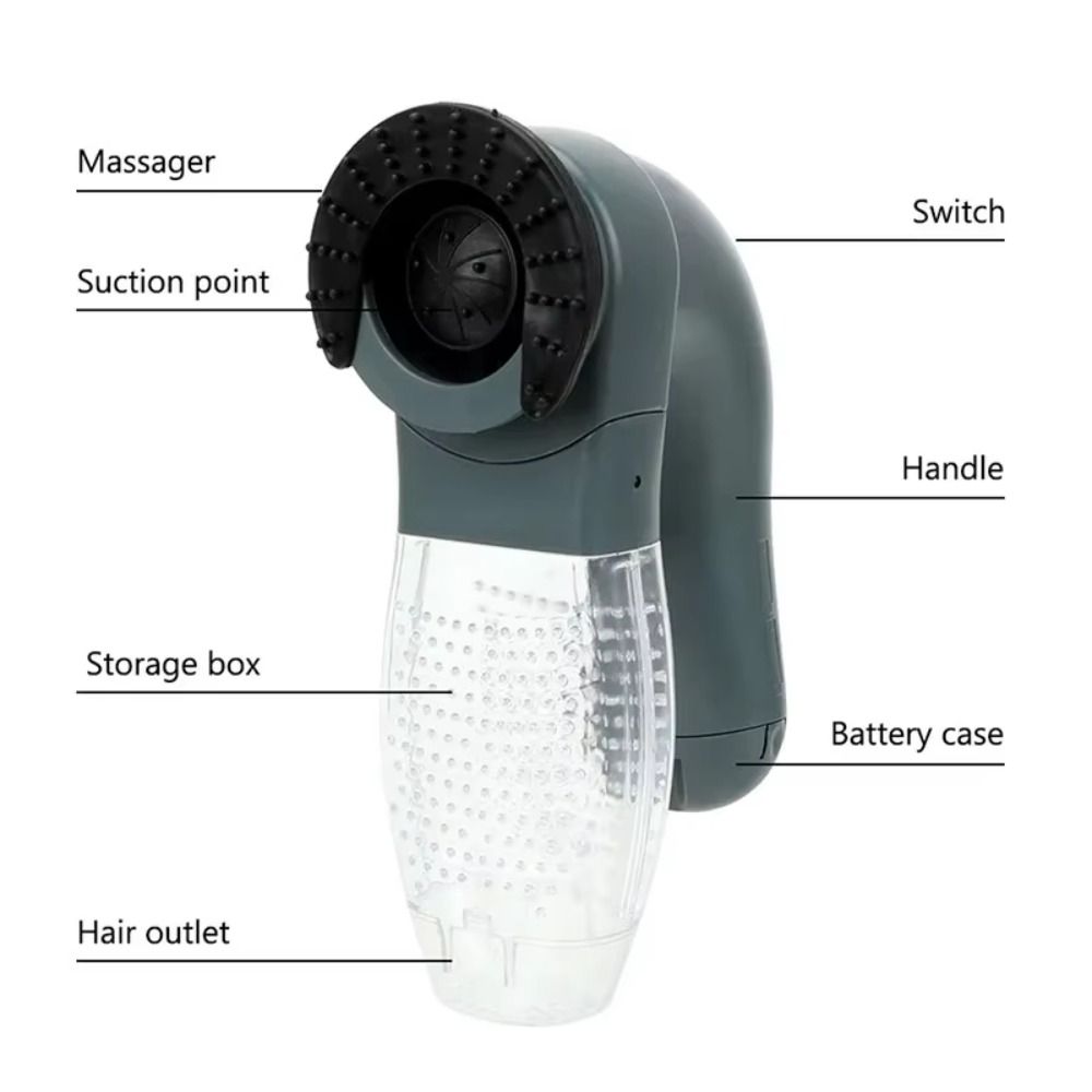 Elektrische draagbare huisdierstofzuiger Vacuüm Draagbare kat Hond Deshedding Clipper met opbergdoos Handig