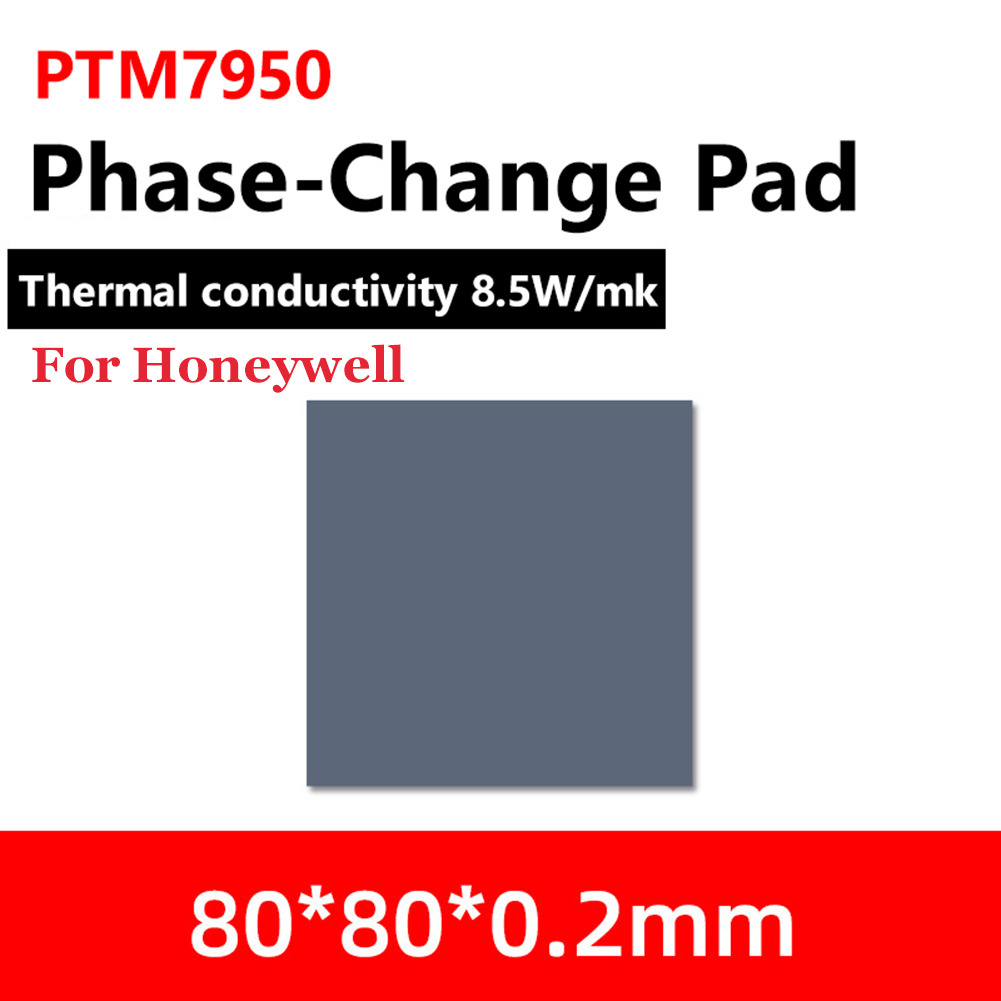 Honeywell- PTM7950 Thermal Pad 8.5 W/mk Phase Change Silicone Pad Laptop CPU GPU Thermal Conductive Paste Cooling Grease Pads: DEEP BLUE