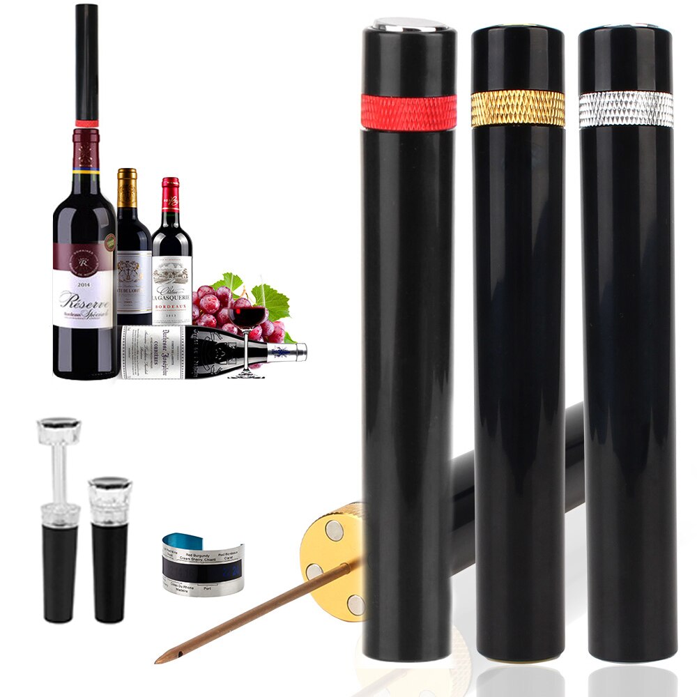 Air Pump Wine Corkscrew Portable Wine Bottle Opener Wine Corkscrew Air Pressure Pum Stopper Beer Bottle Opener Bar Accessories