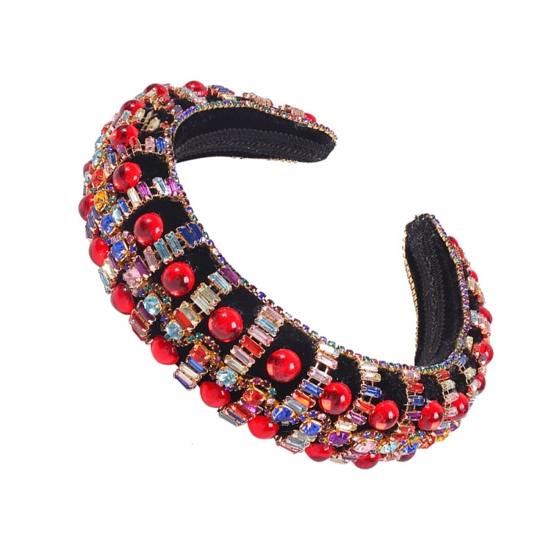 Mulheres coroa bandana menina senhoras strass hairbands cristal cheia hoop cabelo headwear festa de casamento acessórios para o cabelo ornamentos: 6