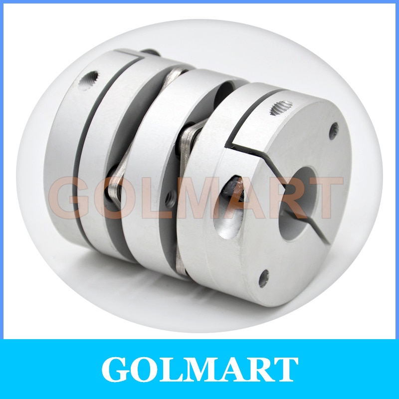 1pcs CNC double diaphragm disc Coupling disk Coupler 5mm 6mm 6.35mm 8mm 10mm Diameter 26mm elastic flexible quick release