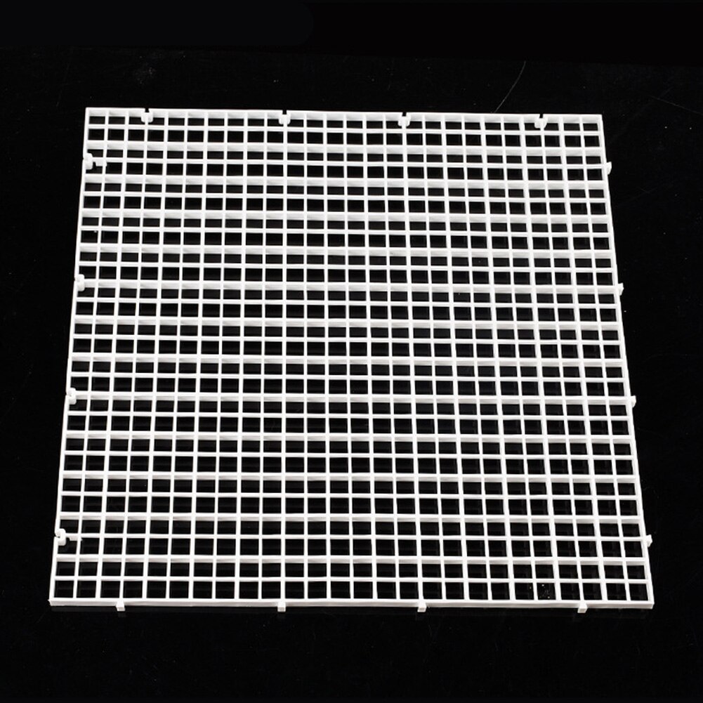 Aquarium vis tank isolatie verdeler filter patitie bord net verdeler houder huisdierbenodigdheden: Wit / 30 15 0.7cm