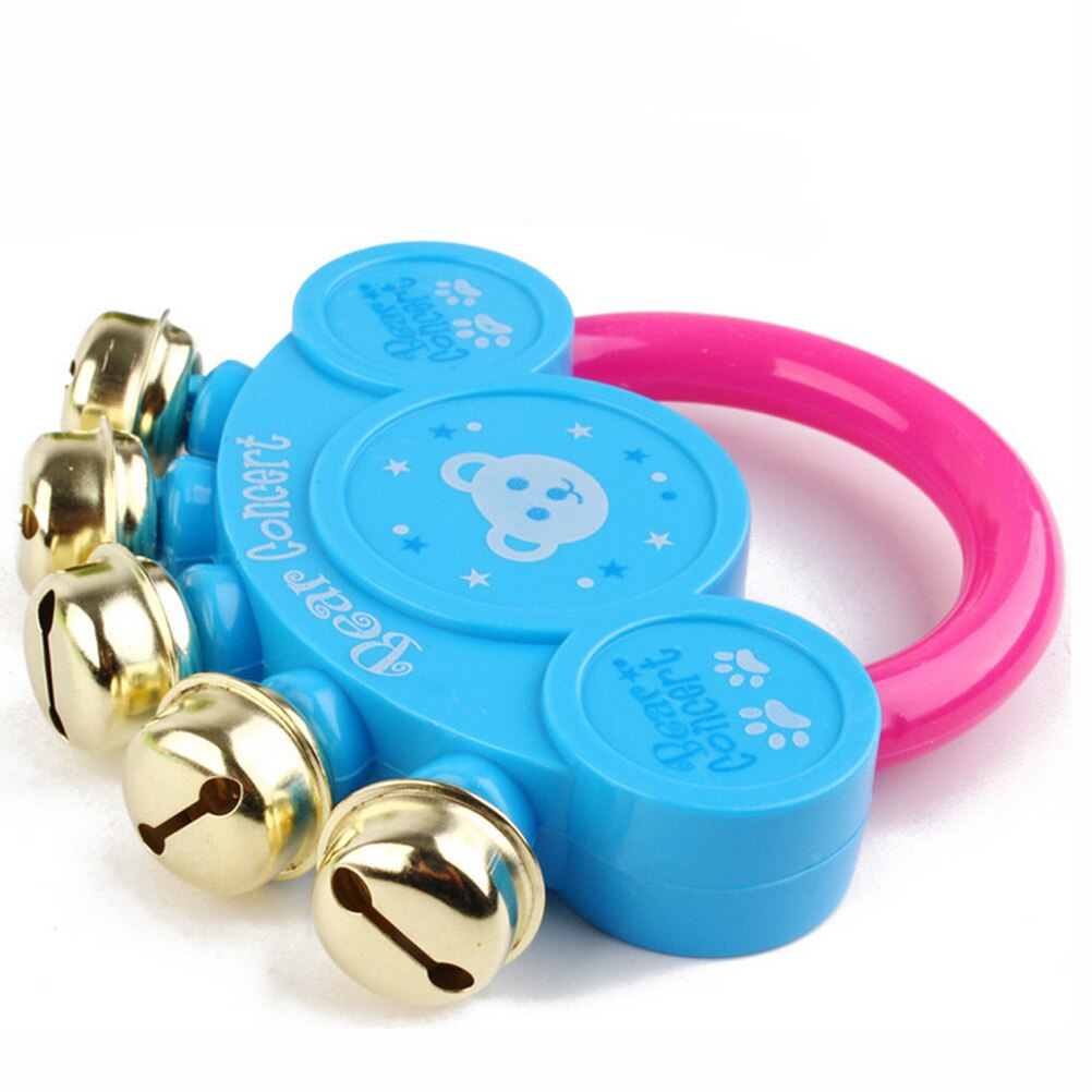 2 Pcs Rammelaar Speelgoed Kinderen Speelgoed Tafelbel Baby Plastic Muziekinstrument Schudden Jingle Bell Speelgoed Vroege Educatief Willekeurige Kleur