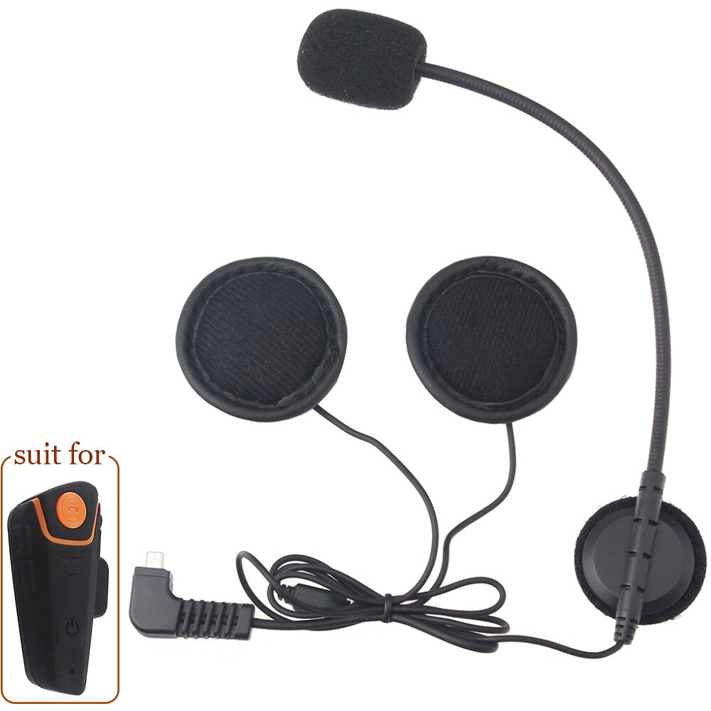 Fodsports Moto Rcycle Helm Intercom Accessoires Harde Buis Headset Microfoon Gelden BT-S2 BT-S3 Moto Intercomunicador