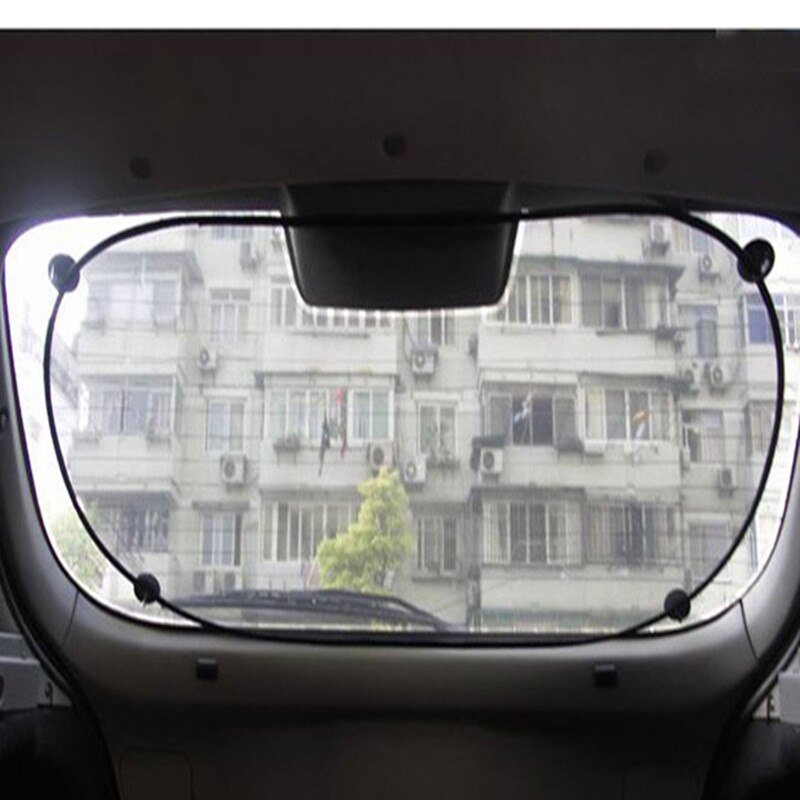 Cubierta de malla para parasol de coche, Protector de ventana y parabrisas delantero trasero, bloque de protección resistente al calor, láminas de protección UV, 5 unids/set por Set: 1pcs 100x50cm