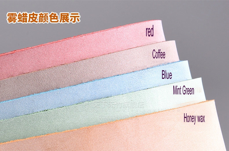 Fog wax huid wax hoofd lederen koeienhuid lederen handgemaakte diy lederen 1mm dikte