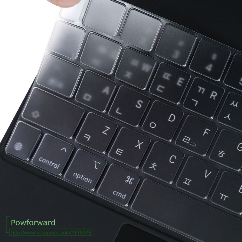 Euro US TPU Tangentbordsskydd för Apple Magic Keyboard iPad Pro 11 / 12.9