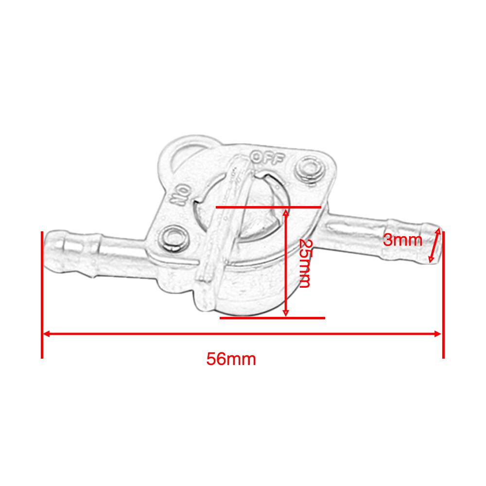 Zsdtrp universal 6mm bensinolja bränslefilter & bränslerör & oljebrytare för motorcykel moped skoter smutscykel atv
