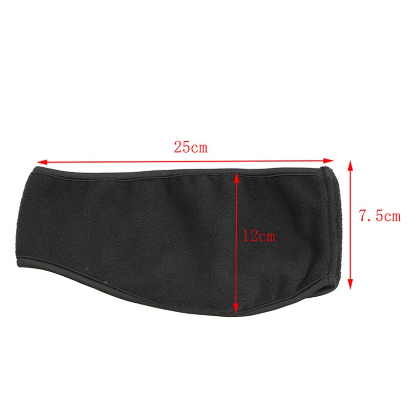 Diadema para ciclismo al aire libre, orejeras de lana cálidas de invierno, protección contra el viento para los oídos, tapa con gancho y lazo para la cabeza para hombres y mujeres